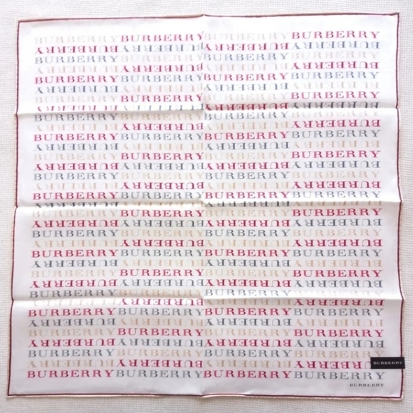 Burberry Silk Hankerchief | Rare Pink | Never Used - Picture 3 of 7